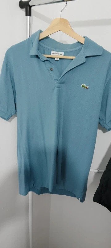 Lacoste Classic Fit Polo Heren M FR4 - Blauw/Petrol, Kleding | Heren, Lacoste, Ophalen of Verzenden, Zo goed als nieuw, Maat 48/50 (M)