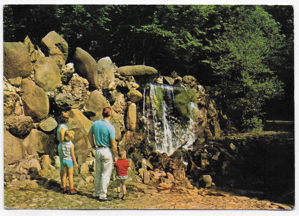 Arnhem waterval gelopen ansichtkaart (B 2886 ), Ophalen of Verzenden, 1980 tot heden, Gelopen, Gelderland