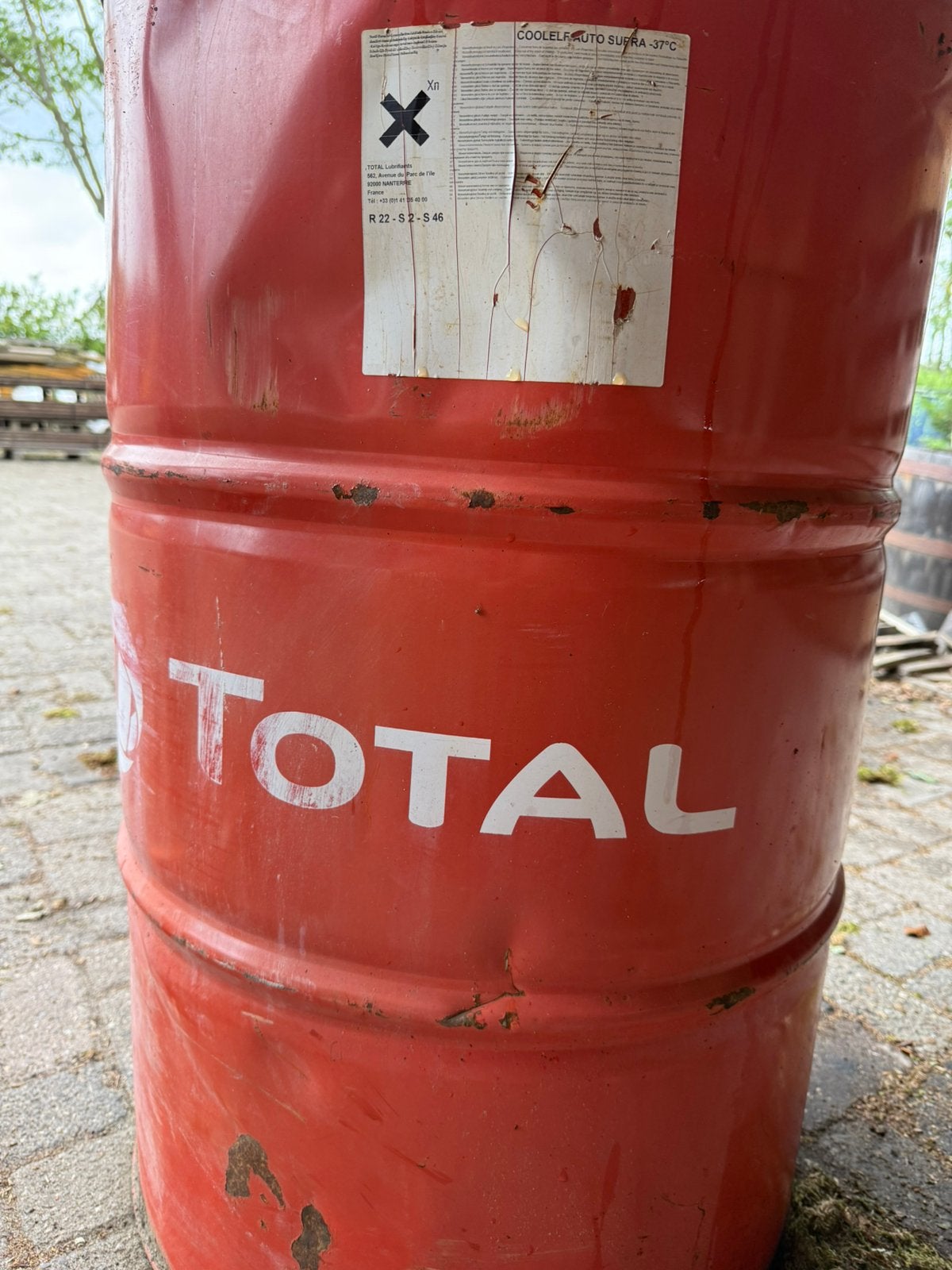 Koelvloeistof total coolelfauto sufra -37, Ophalen