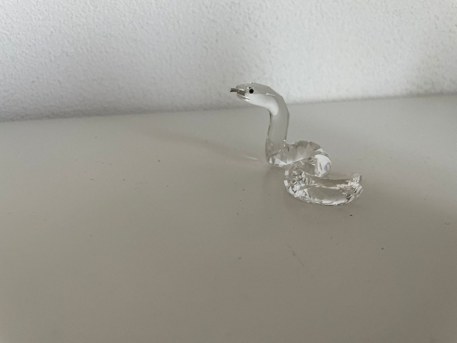 Swarovski ratelslang kristal figuurtje, Ophalen of Verzenden, Zo goed als nieuw, Figuurtje