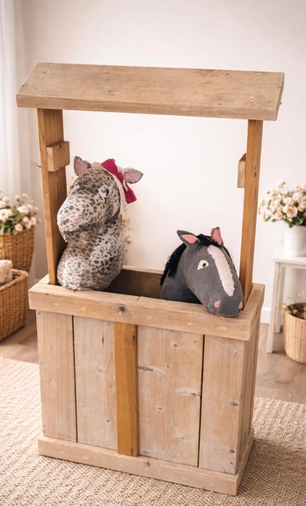 Leuke stal voor hobby horses stokpaard, Huis en Inrichting, Kasten | Schoenenkasten, Ophalen