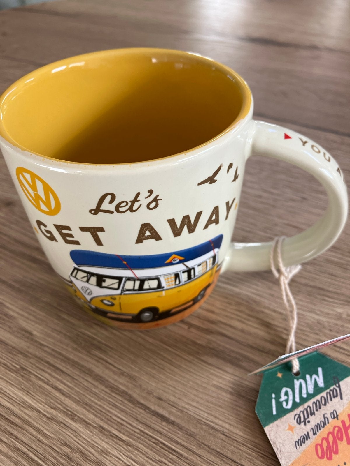 VW mok 'Let's Get Away' - Nostalgic Art, nieuw, Ophalen of Verzenden, Nieuw, Meerkleurig, Vintage
