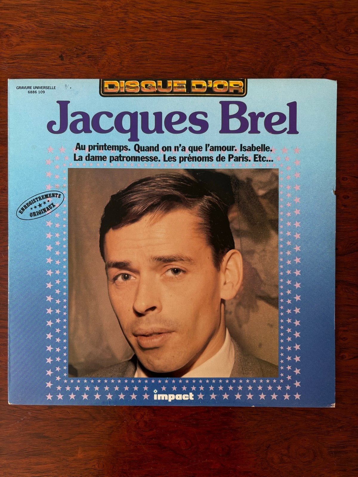 Jacques Brel Vinyl Collectie - Diverse LP's, Cd's en Dvd's, Ophalen, LP, Gebruikt, 12 inch