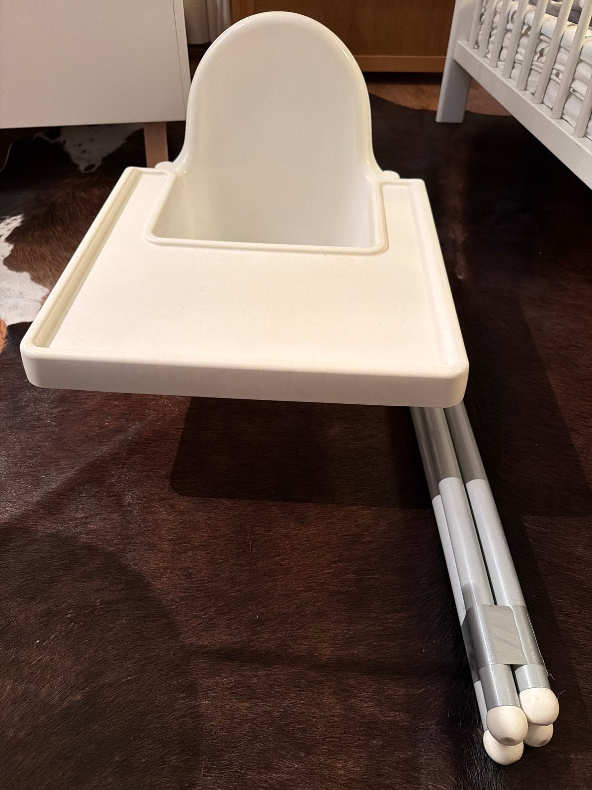 IKEA kinderstoel met eetblad, rug kussentje en gordel, Ophalen, Gebruikt, Overige typen, Afneembaar eetblad