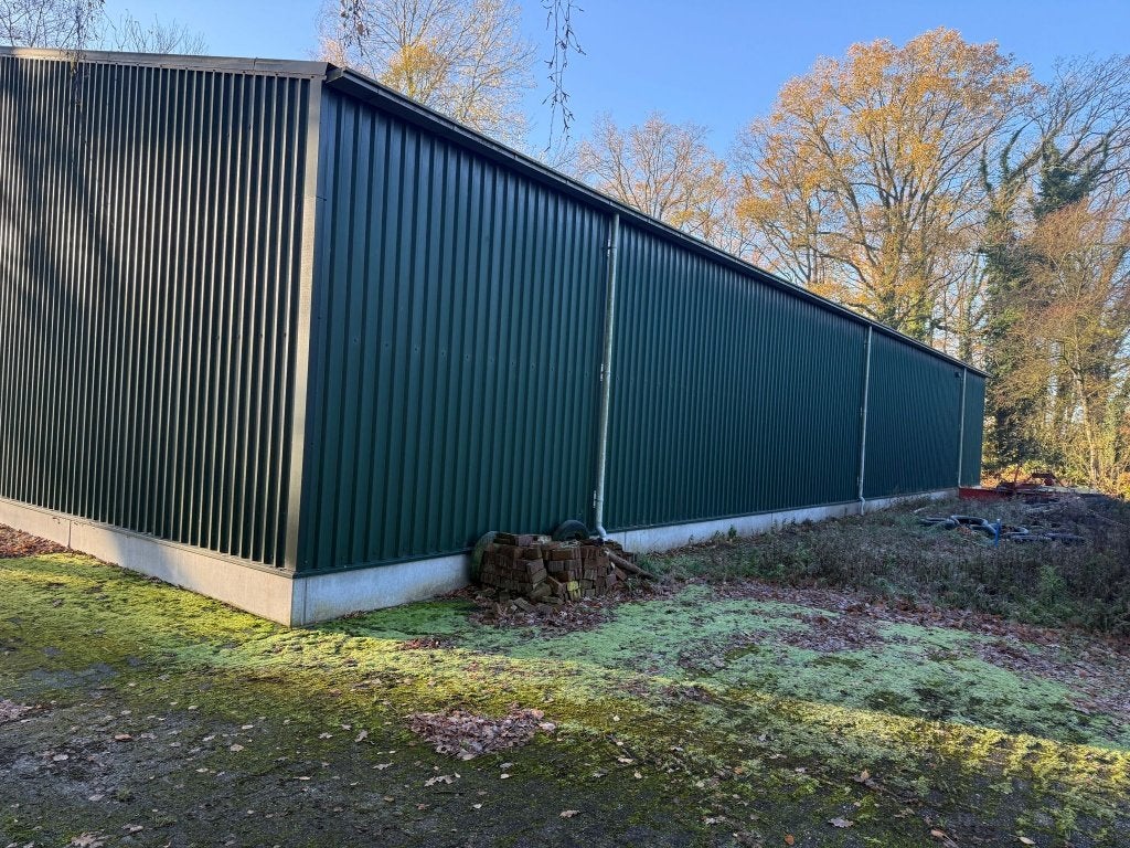 Prefab loods 28x16m – Hardeman staalconstructie – demontabel, Doe-het-zelf en Verbouw, Overige Doe-het-zelf en Verbouw, Ophalen of Verzenden