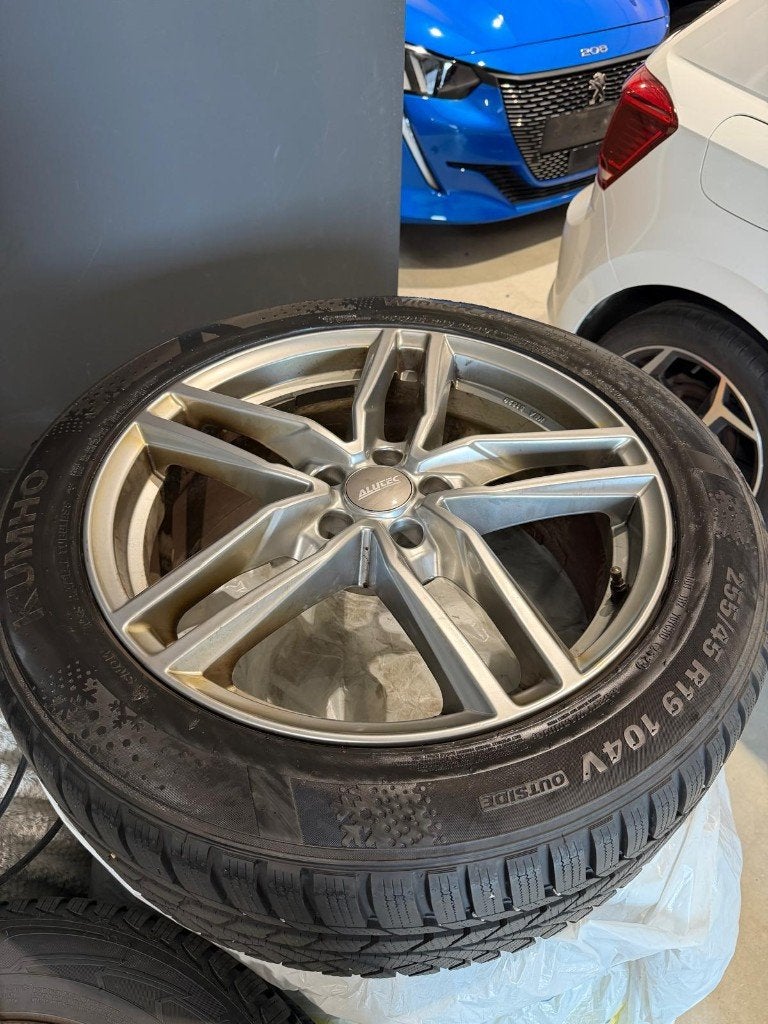 Audi q3 Set Velgen met Banden 255/45R19 19 inch, Gebruikt, 255 mm, Banden en Velgen, Winterbanden
