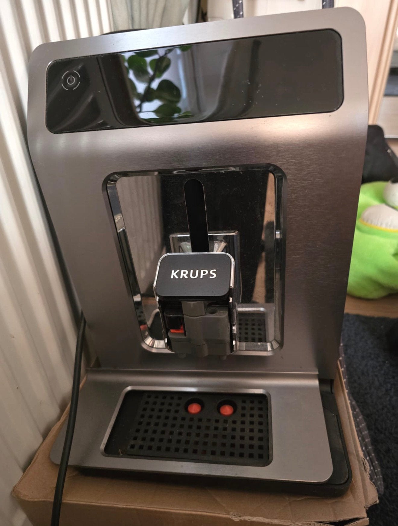 KRUPS Evidence Plus EA894T10, Witgoed en Apparatuur, Koffiezetapparaten, Ophalen, Niet werkend, Koffiemachine