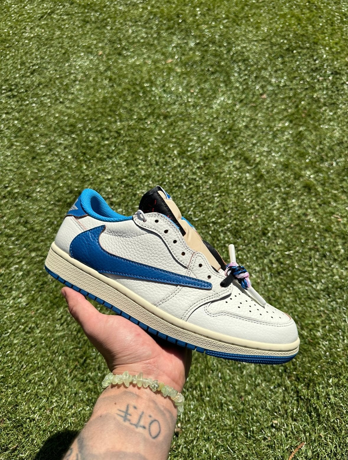 Nike Jordan 1 Low x Travis Scott x Fragment | Maat 43, Wit, Nieuw, Ophalen of Verzenden, Sneakers of Gympen