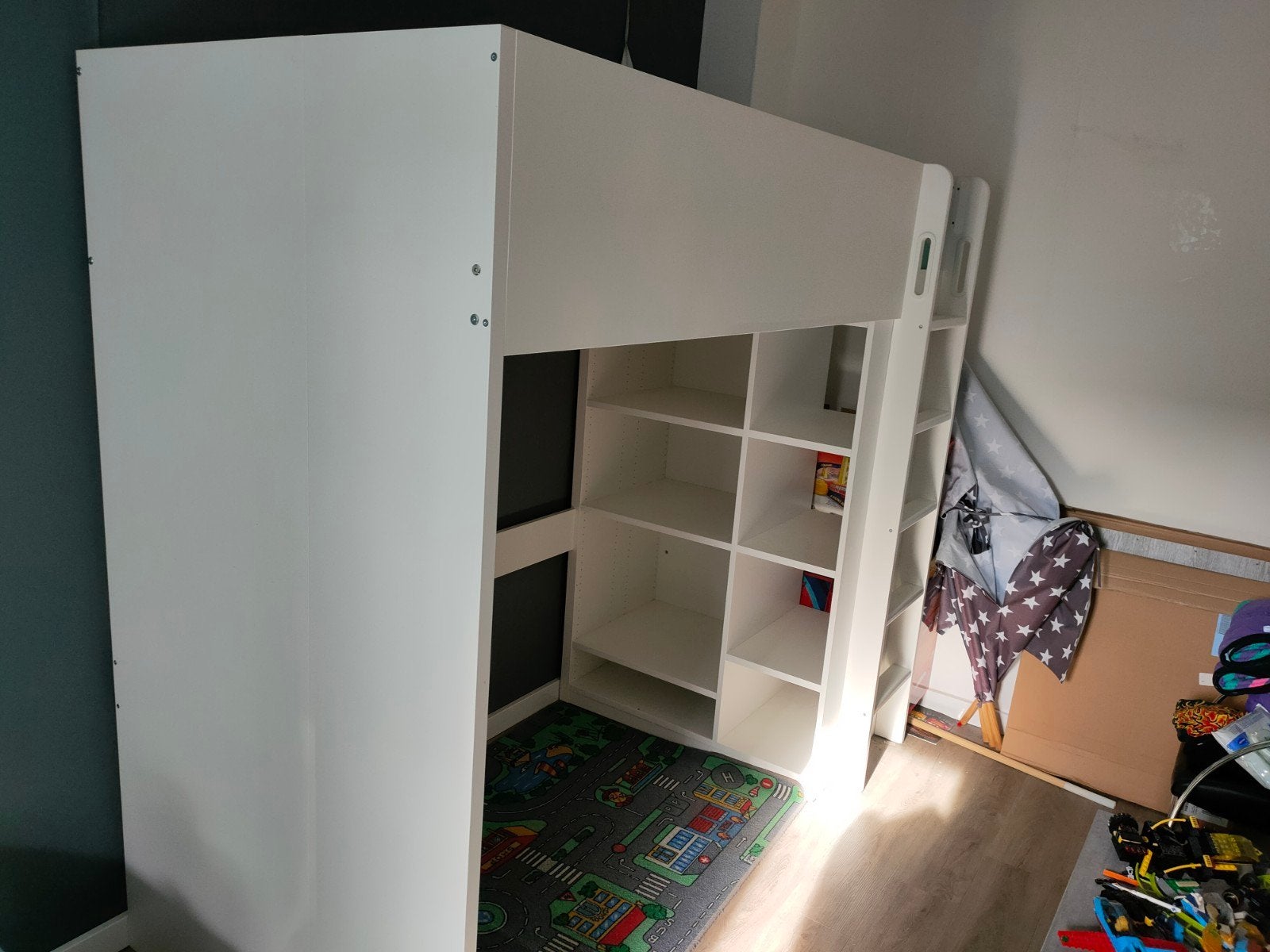 Ikea hoogslaper met bureau, Ophalen, Gebruikt, Eenpersoons, 200 cm
