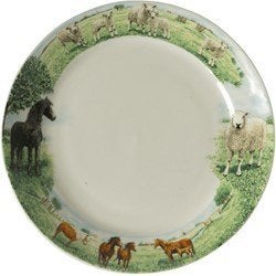 Gebaksborden Paard - Schaap Wiebe van der Zee servies, Overige merken, Overige typen, Nieuw, Ophalen of Verzenden