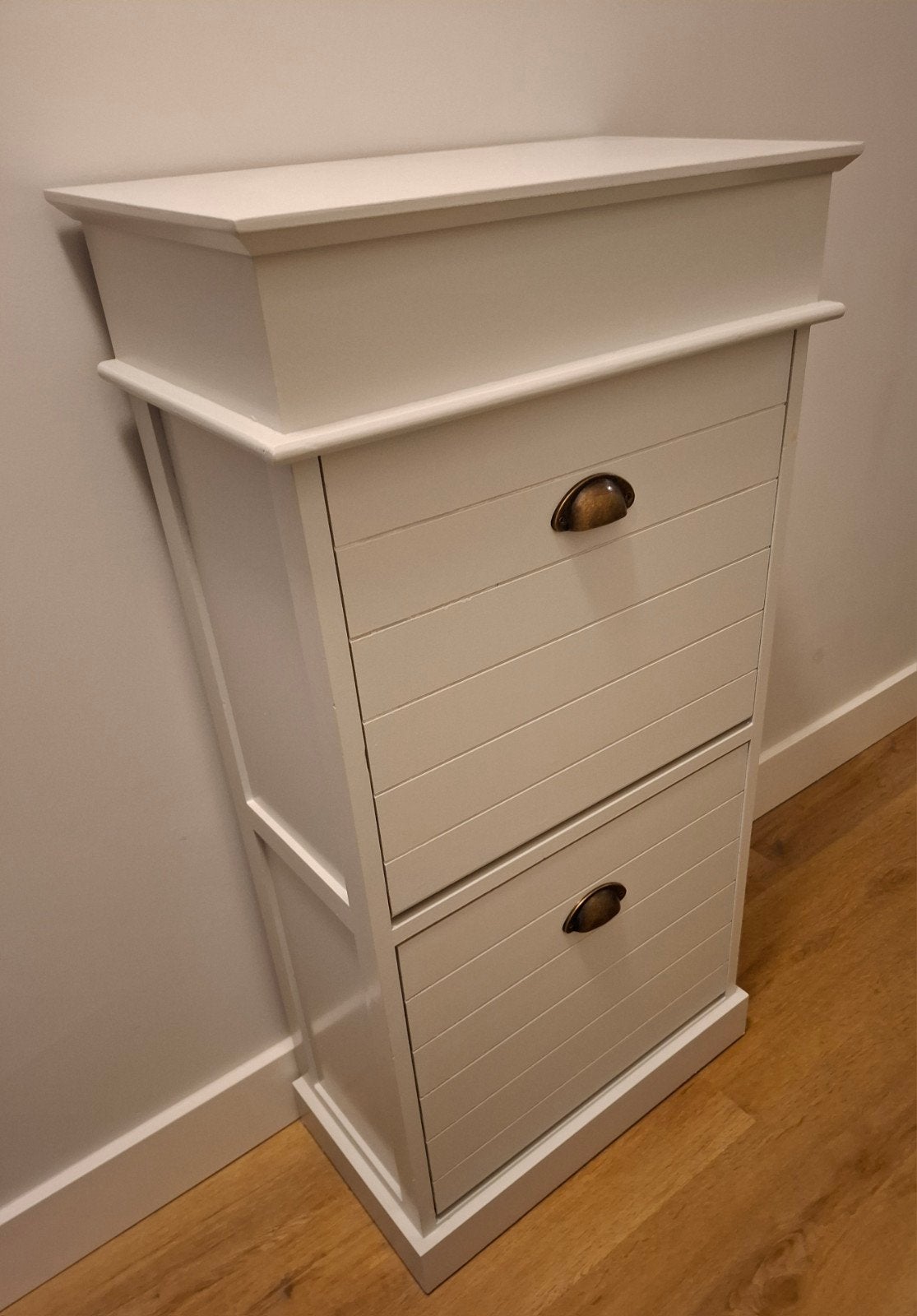 Landelijke nette schoenenkast messing bronzen greepjes, Huis en Inrichting, Ophalen, Gebruikt, Landelijk
