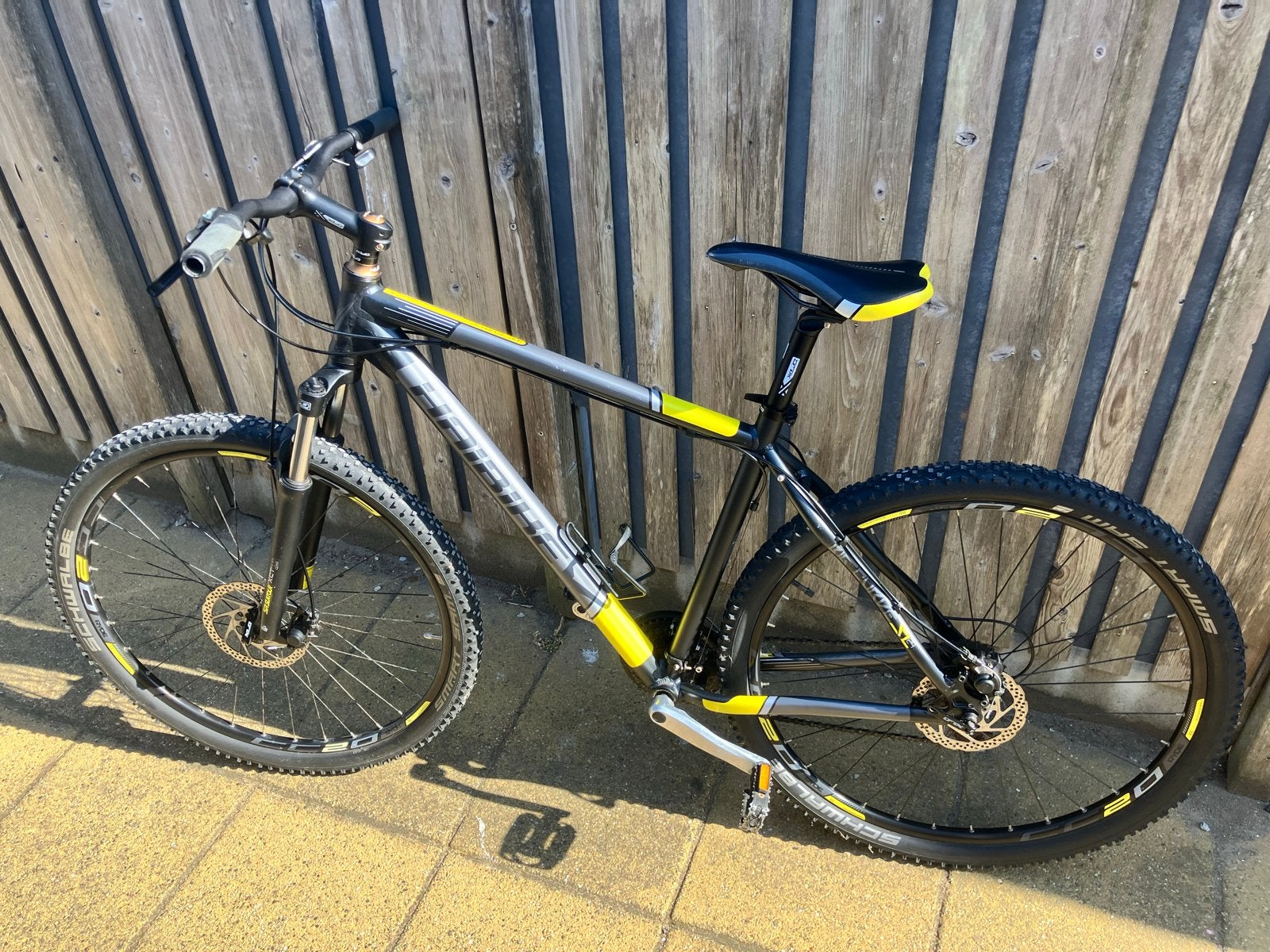 Haibike Mountainbike - Grijs/Geel - 20 inch frame (52cm), Gebruikt, Hardtail, Heren, 49 tot 53 cm