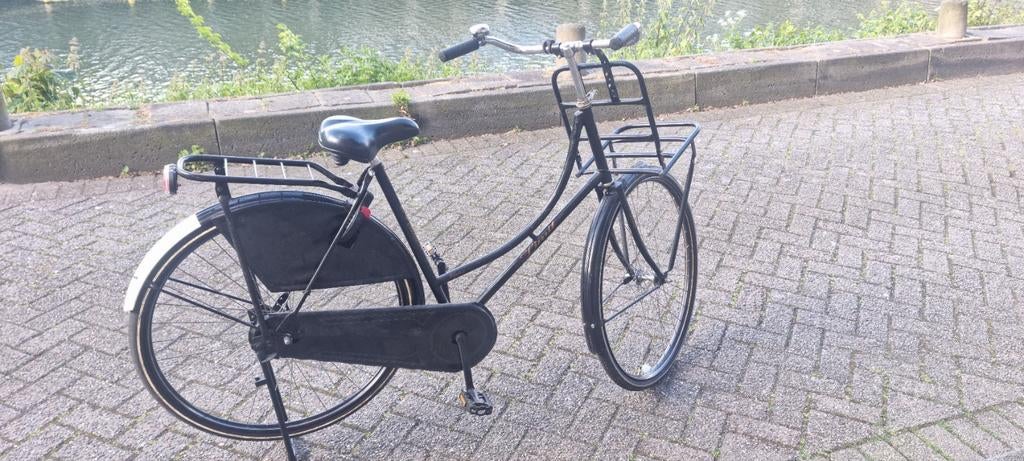 Oma fiets, Fietsen en Brommers, Fietsen | Dames | Omafietsen, 53 tot 56 cm, Ophalen, Gebruikt, Terugtraprem
