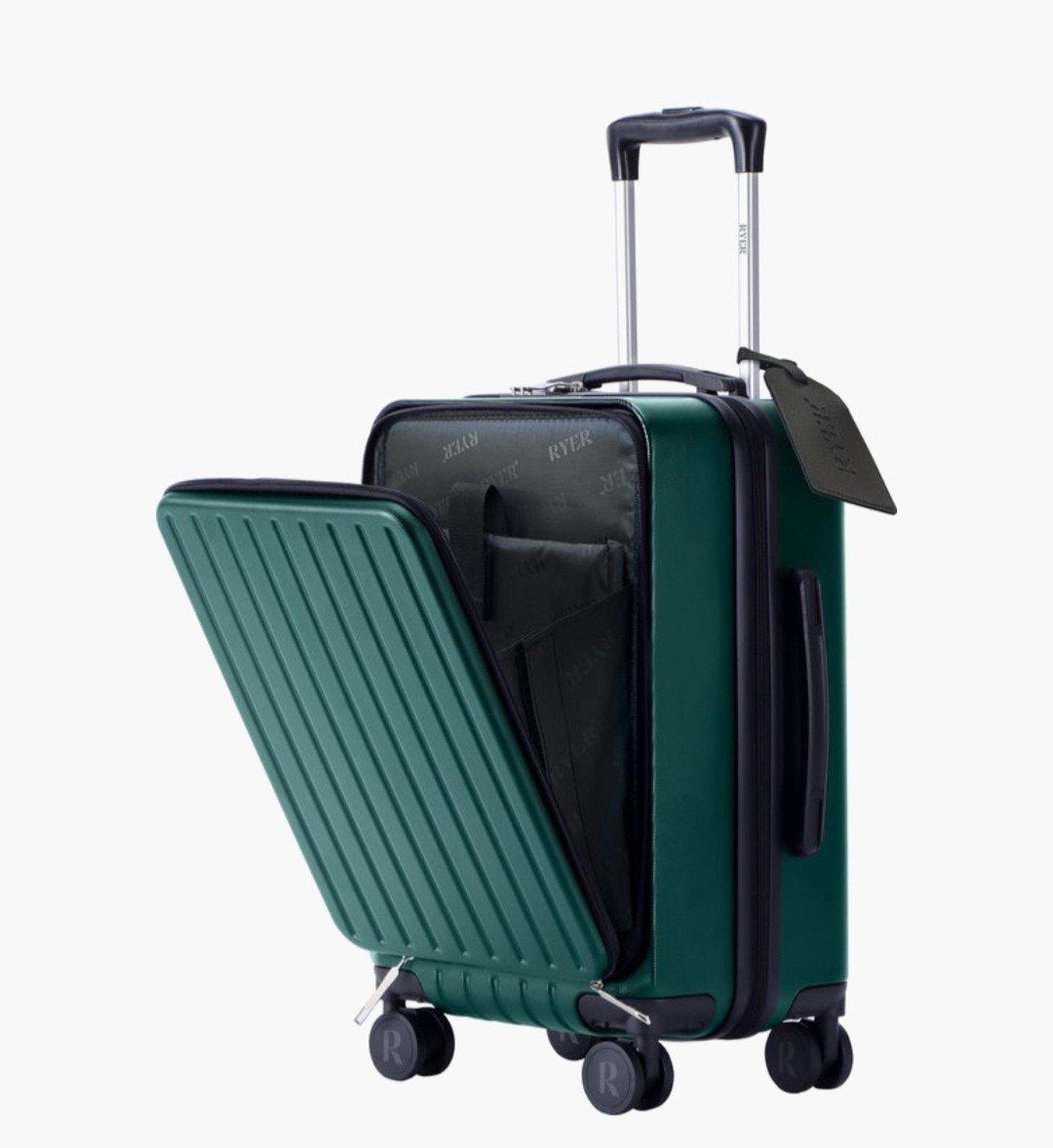 RYER Handbagage Koffer 36L - Dubbel TSA Slot - Voorvak, 50 tot 60 cm, Hard kunststof, Nieuw, Ophalen of Verzenden