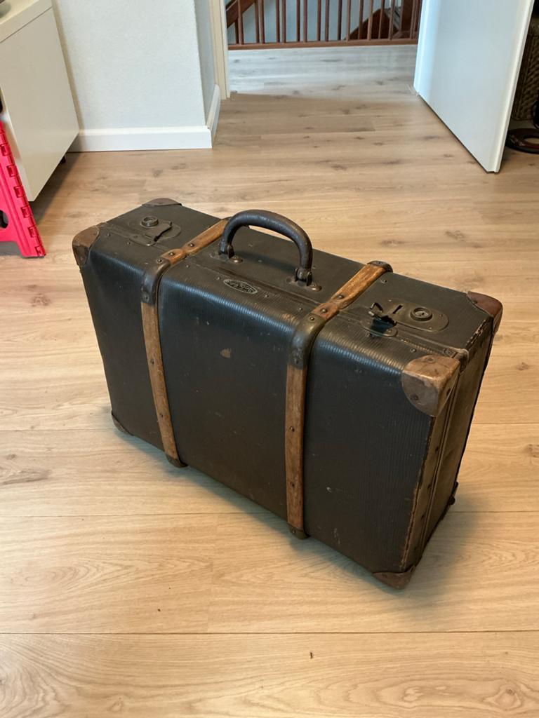 Vintage Koffer - Antieke Reiskoffer, Ophalen
