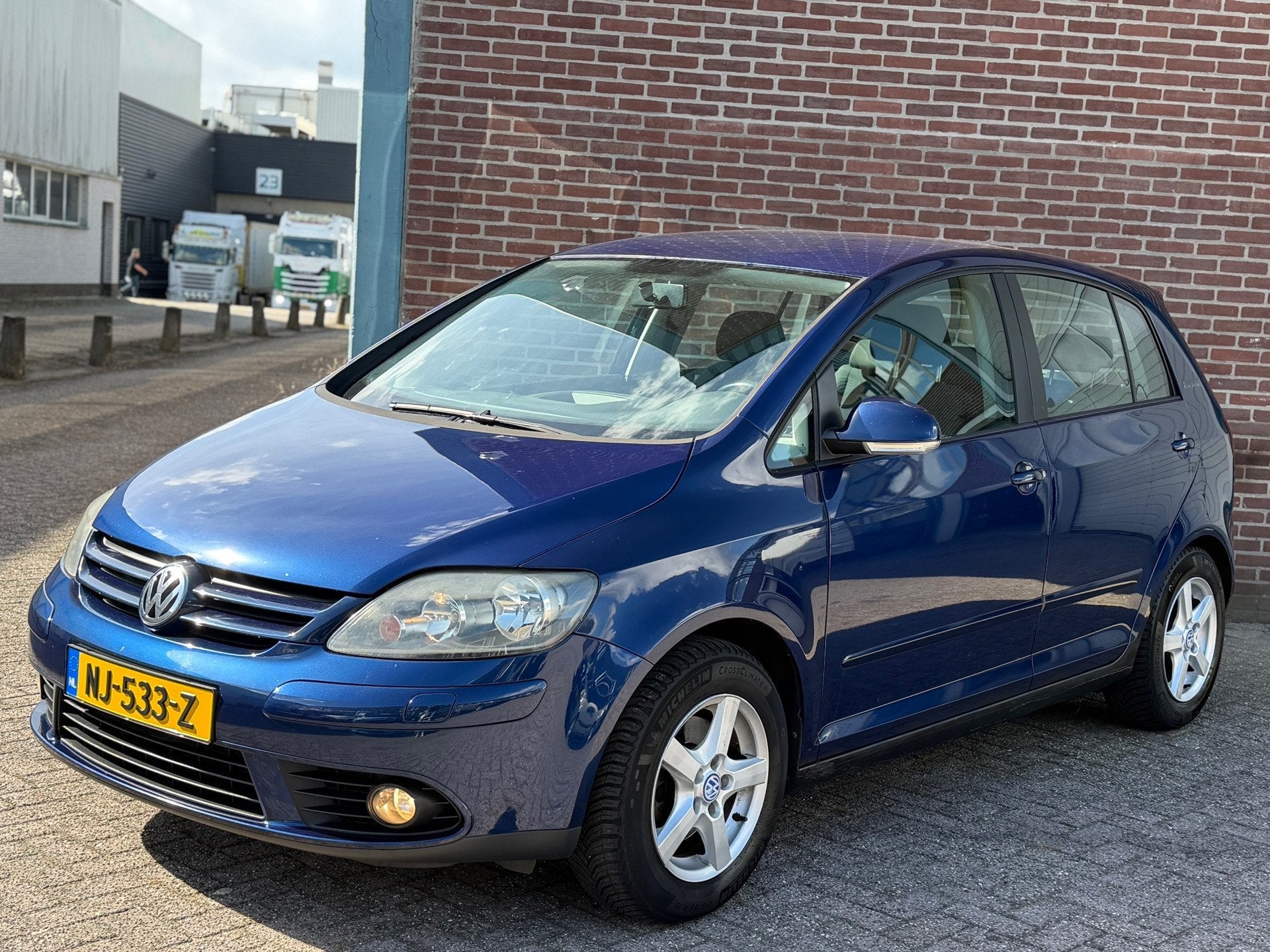Volkswagen Golf Plus 1.6 FSI Trendline | Nap | Airco | Stoel, Gebruikt, 4 cilinders, Blauw, 116 pk