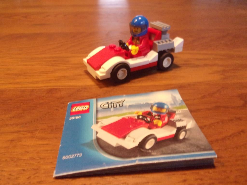 Lego Town 30150-1 Race Car uit 2012, Ophalen of Verzenden, Gebruikt, Complete set, Lego