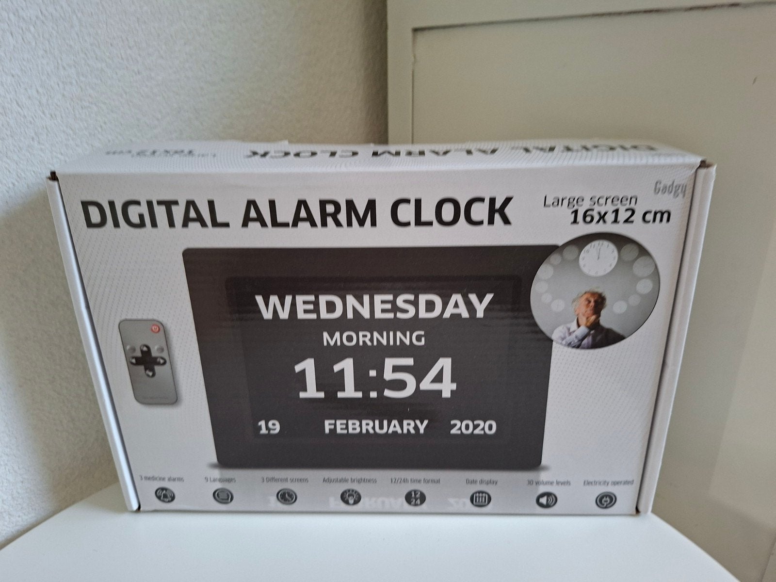 Senioren Digitale Wekker, Werkt op batterijen, Nieuw, Ophalen of Verzenden, Digitaal