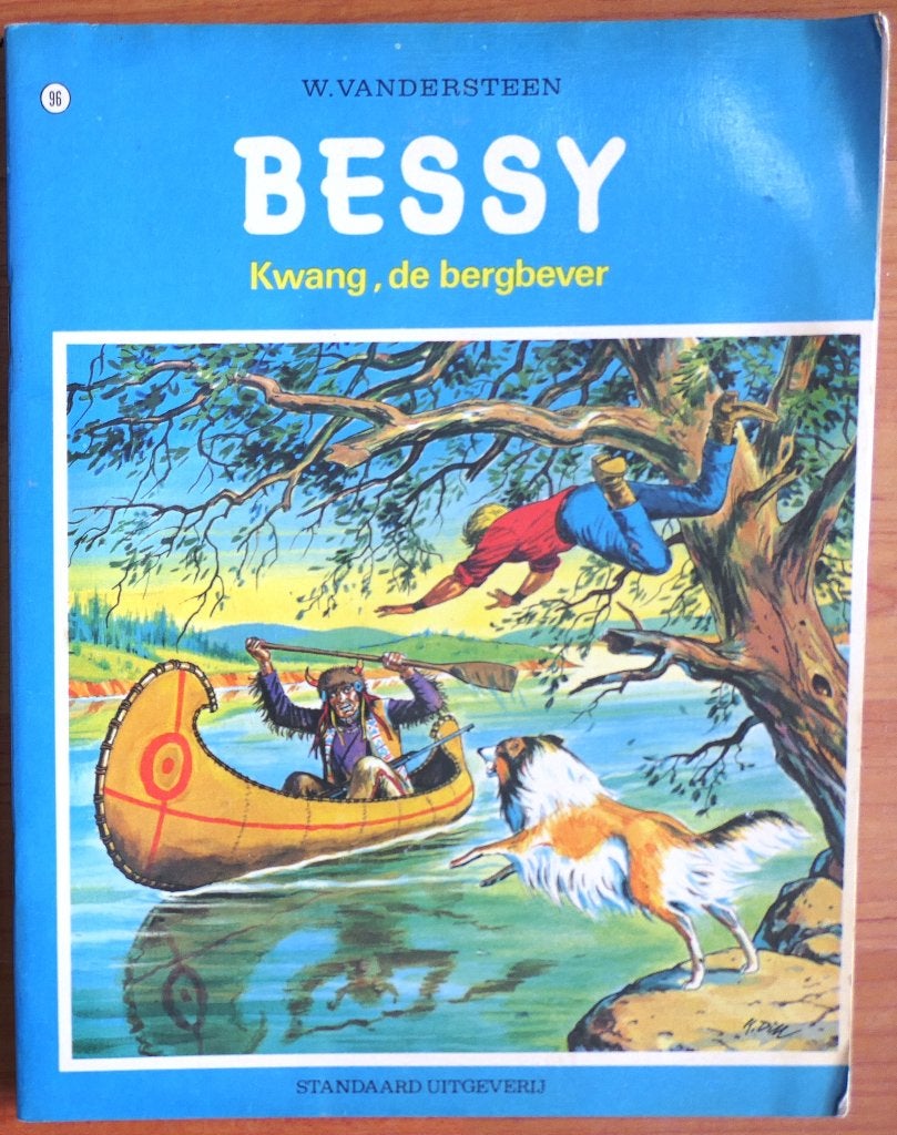 Stripboek Bessy - nr. 96 - Kwang de bergbever, Eén stripboek, Ophalen of Verzenden, Gelezen, Willy Vandersteen