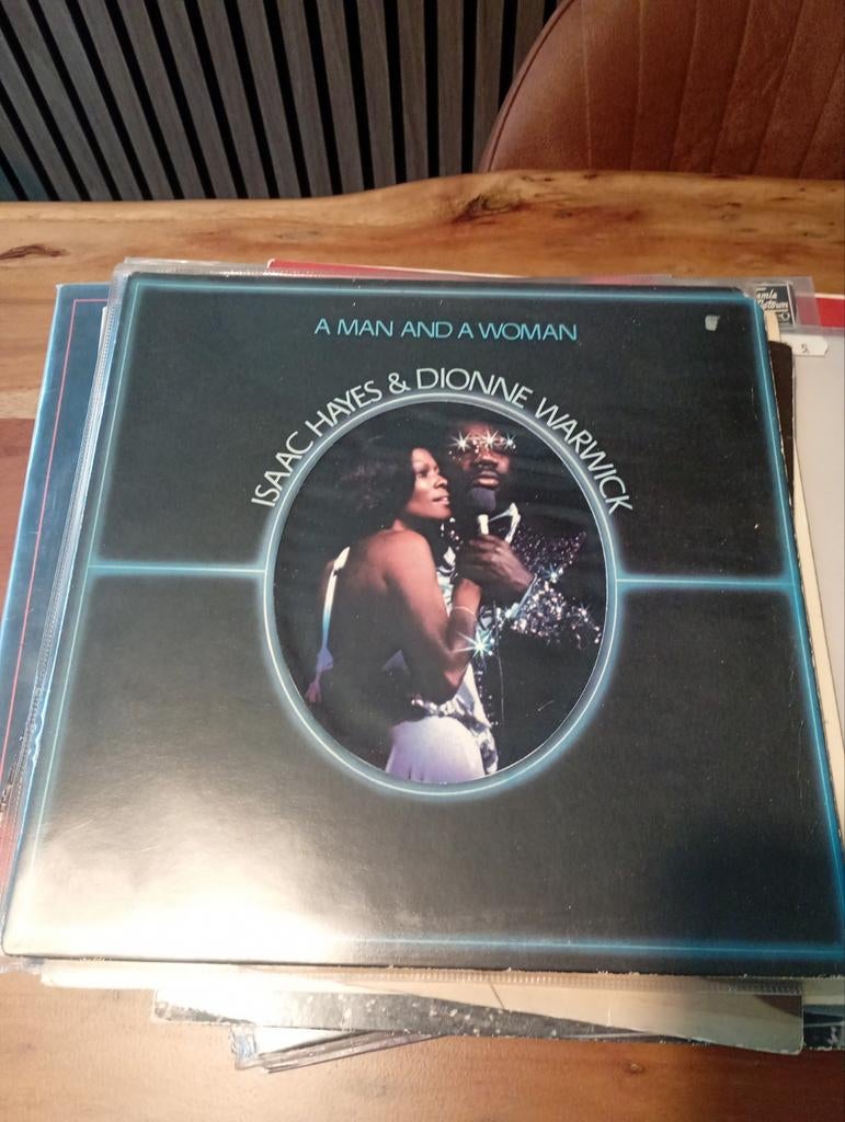 Isaac Hayes & Dionne Warwick - A Man And A Woman LP, Ophalen of Verzenden, Gebruikt, 12 inch