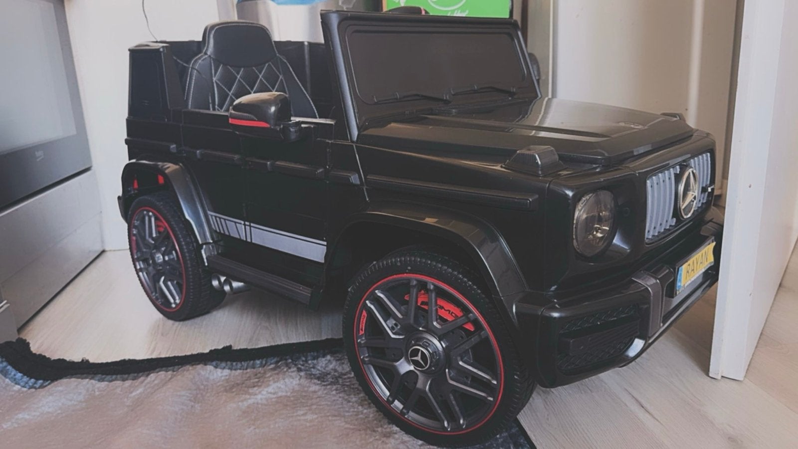 Mercedes-AMG G 63 elektrische kinderauto, Ophalen of Verzenden, Zo goed als nieuw, Afstandsbediening