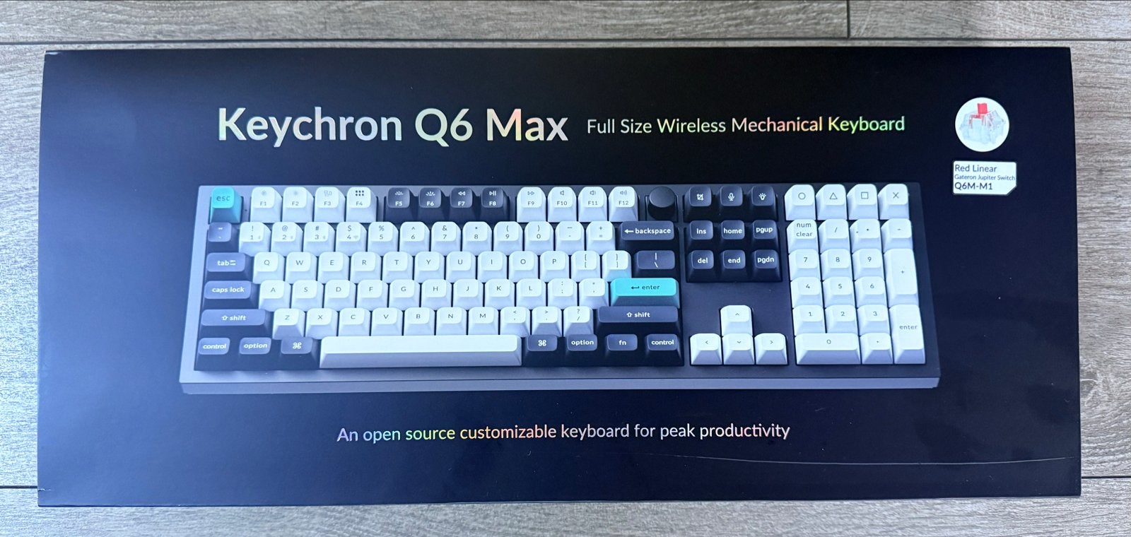 Keychron Q6 Max – Premium Mechanisch Toetsenbord -Aluminium, Ophalen, Gaming toetsenbord, Nieuw, Draadloos