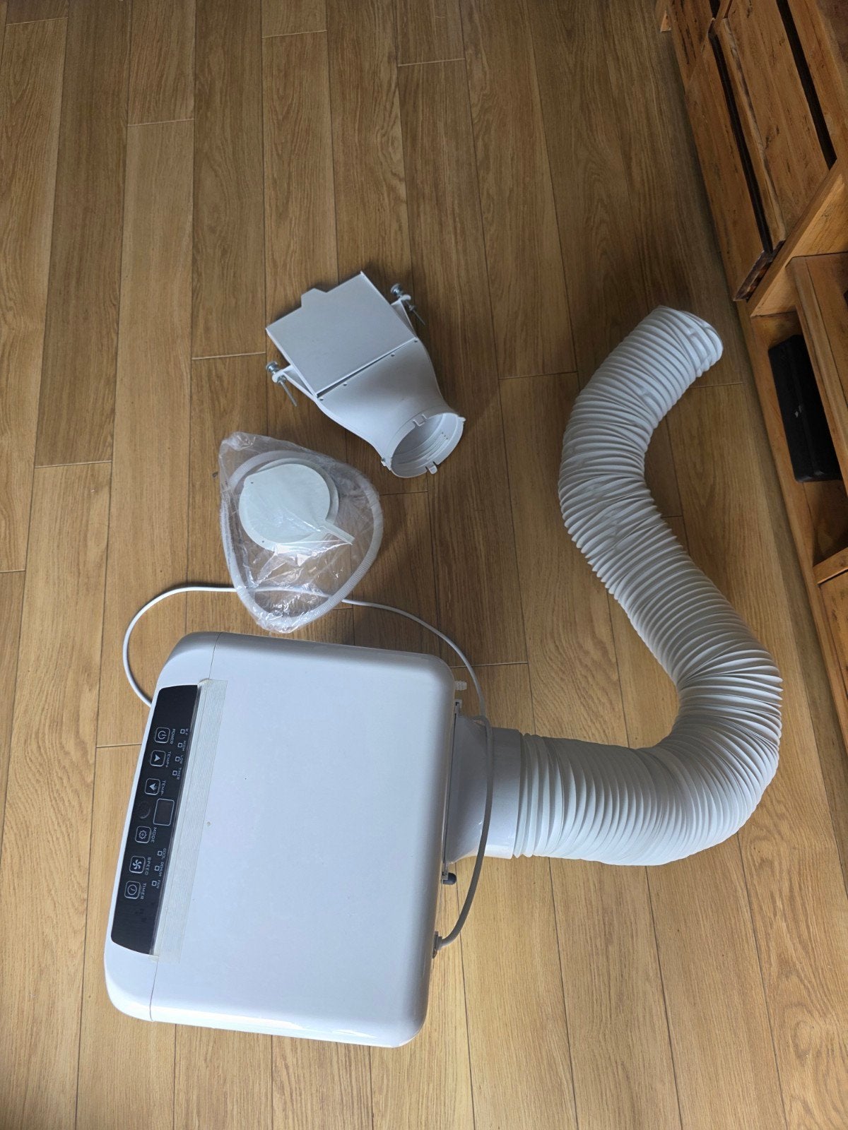 Airco mobiel met smalle luchtuitlaat zgan, Ophalen, Timer, 3 snelheden of meer, Zo goed als nieuw