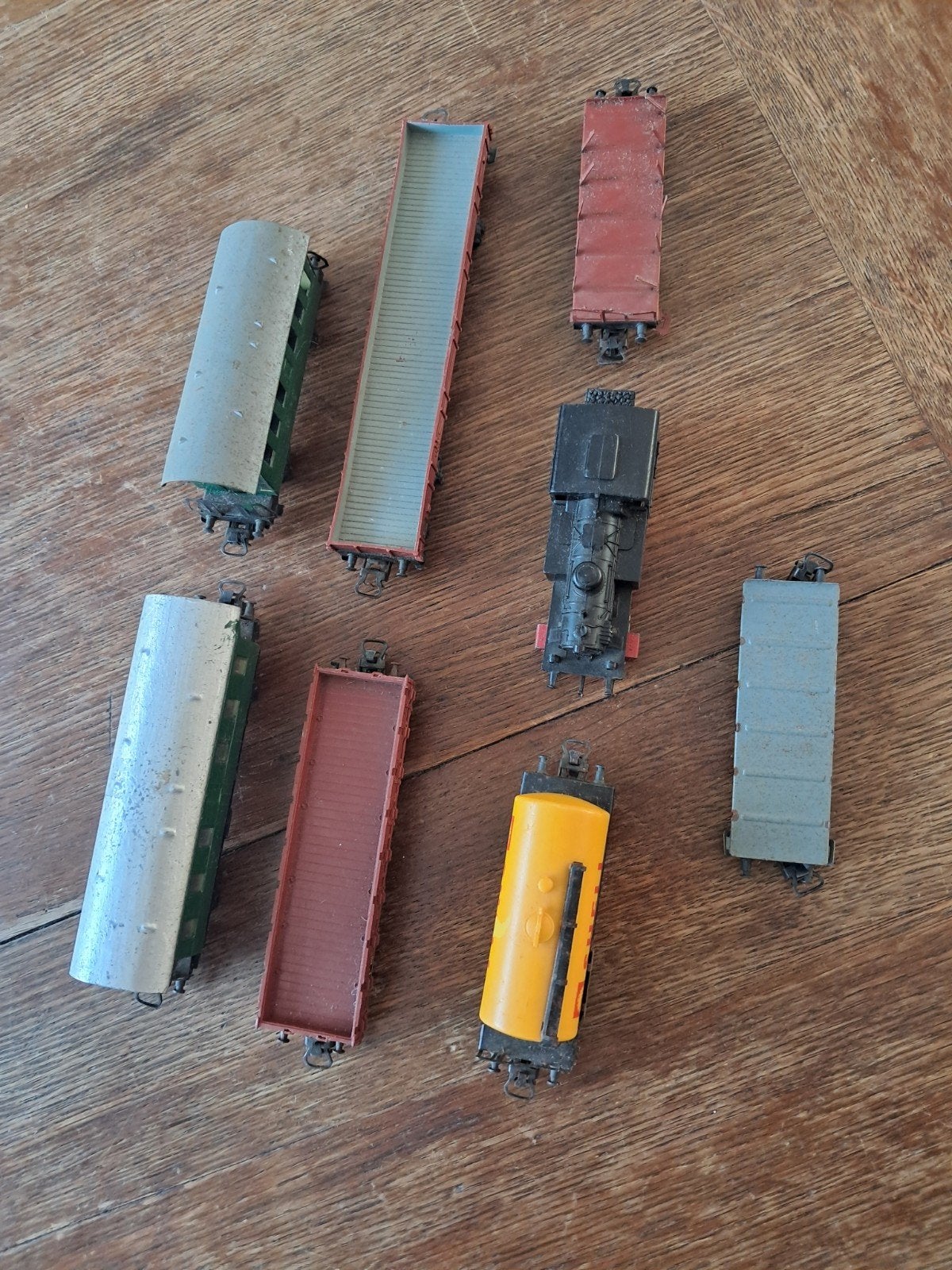 Marklin  modeltrein wagons en locomotief - Gebruikt, Overige merken, Gebruikt, Locomotief, Gelijkstroom of Wisselstroom