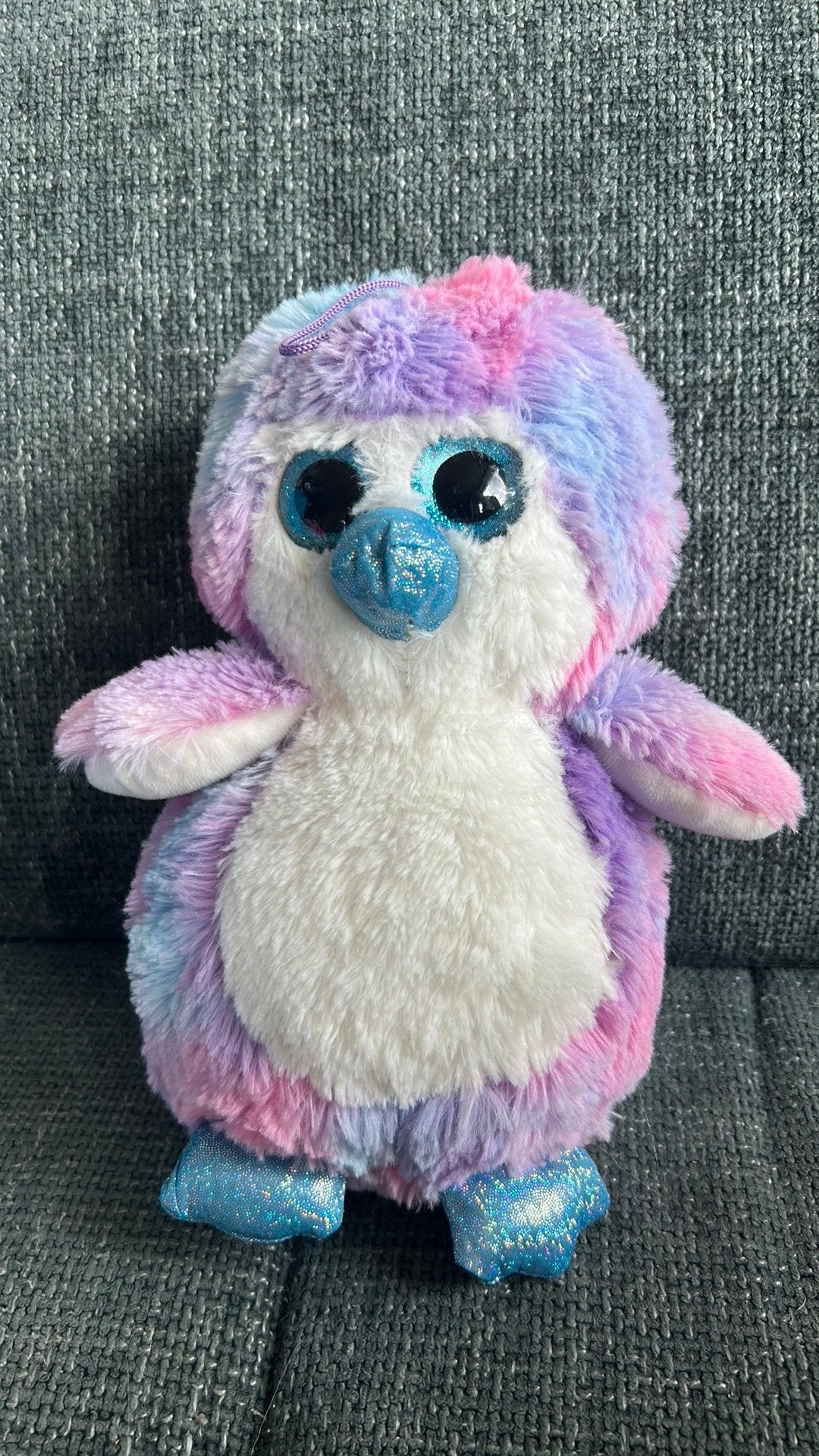 schattige pinguin knuffel, Paars, Pinguïn, Overige karakters, Ophalen of Verzenden