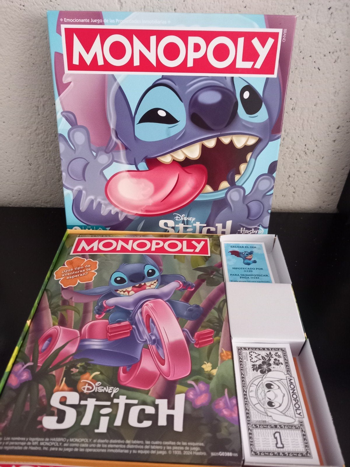 ~Nieuwstaat~ Stitch monopoly Spaanse editie, Ophalen, Nieuw