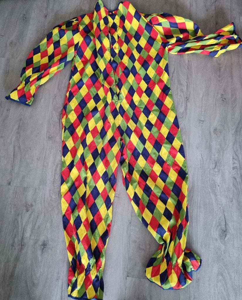 Carnaval PAK compleet, met Pruik en Pet  *  Voor reserve ? *, Carnaval, Maat 46/48 (XL) of groter, Ophalen of Verzenden, Kleding