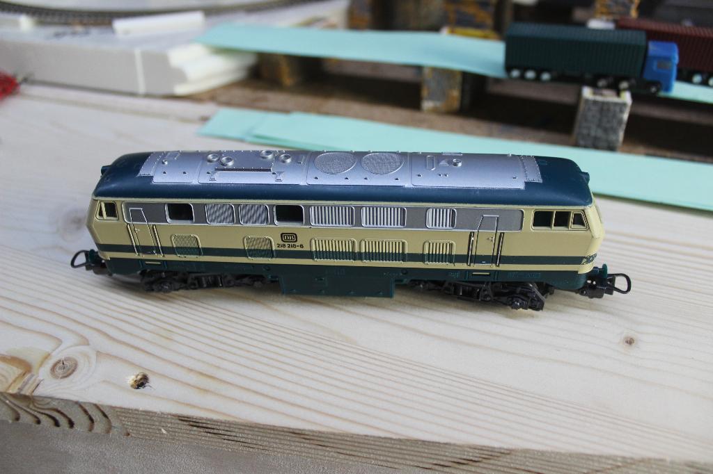 Lima 218 218-6 H0 dieselloc, Hobby en Vrije tijd, Modeltreinen | H0, Gebruikt, Ophalen of Verzenden, Analoog, Lima