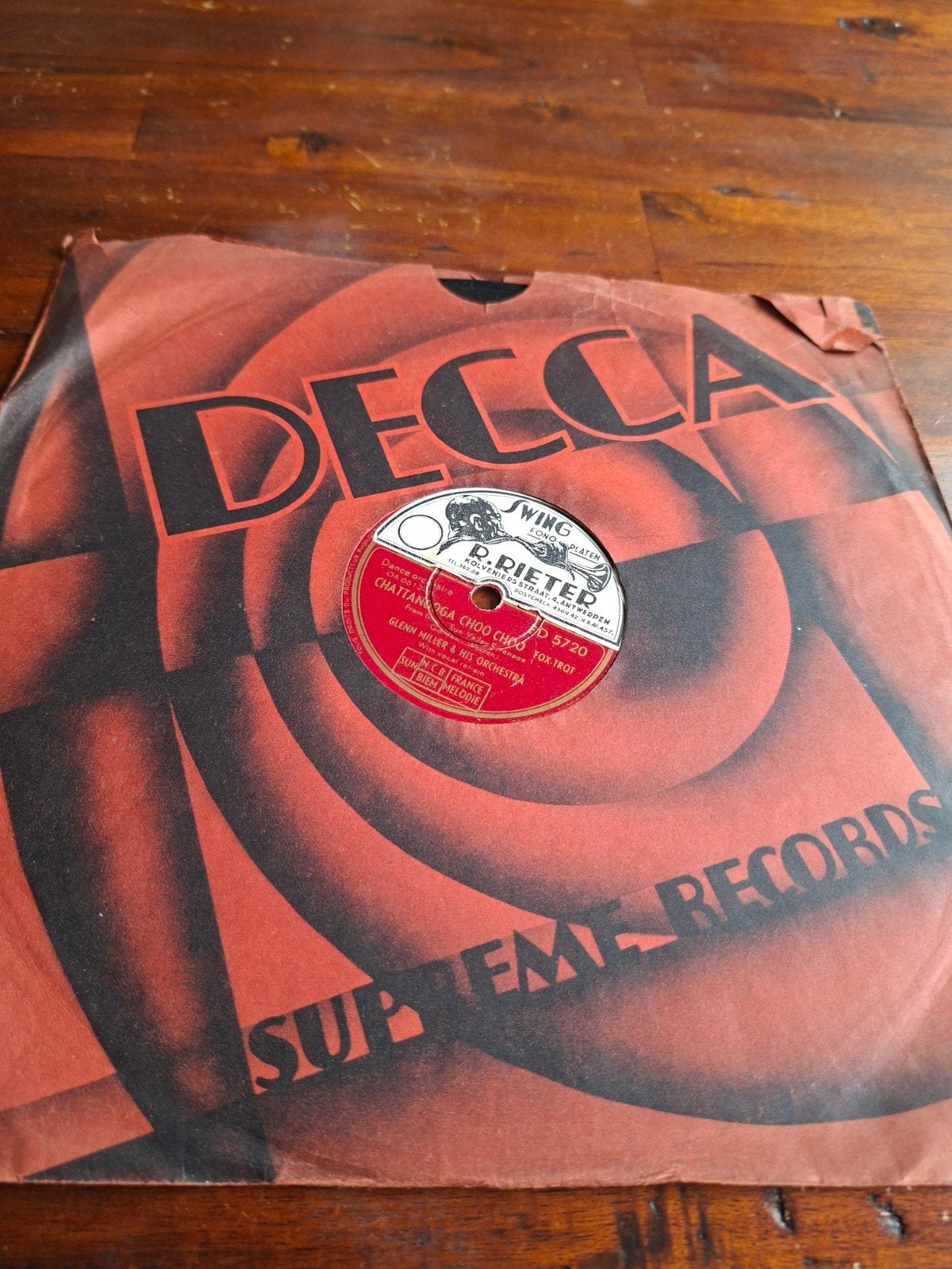 Glenn Miller - Chattanooga Choo Choo bakkeliet, Gebruikt, 10 inch, Ophalen of Verzenden, Overige genres