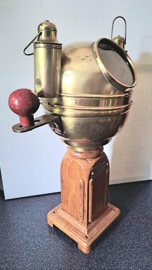 Scheepskompas van Bergen Nautik met een embleem van Kelvin &, Ophalen, Overige typen