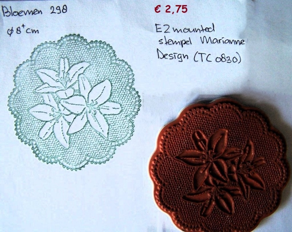 Bloemen 298 EZ-mounted stempel, Hobby en Vrije tijd, Stempelen, Ophalen of Verzenden, Zo goed als nieuw, EZ-mounted stempel