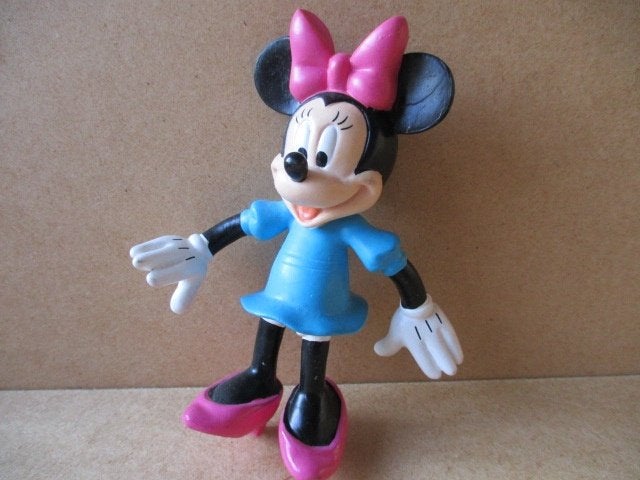 adv9767 minnie flexibel, Ophalen, Mickey Mouse, Gebruikt, Beeldje of Figuurtje