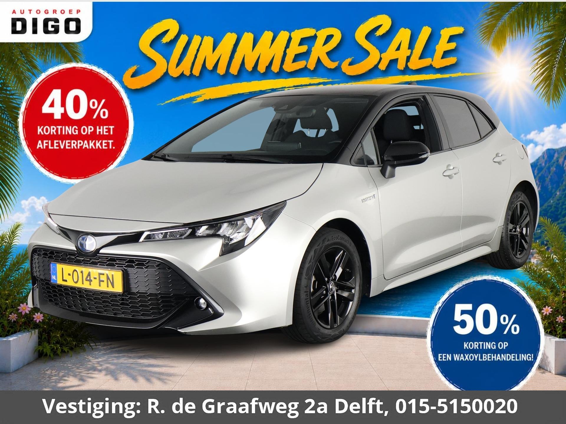 Toyota Corolla 1.8 Hybrid Active Bi-Tone Sport | Apple Carpl, Gebruikt, 4 cilinders, Corolla, 122 pk