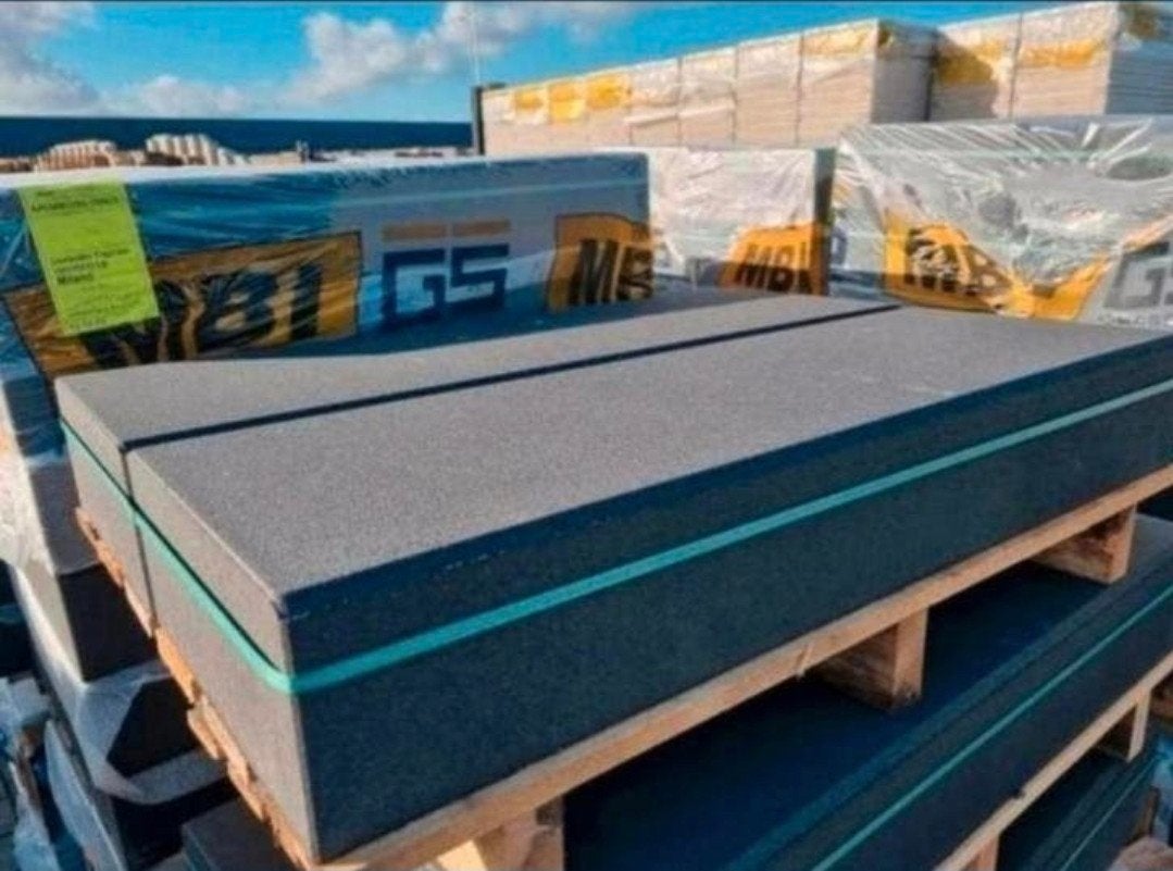 ACTIE Beton traptrede antraciet Facetto 100x35x15cm s-partij, Ophalen of Verzenden, Nieuw, Minder dan 100 cm