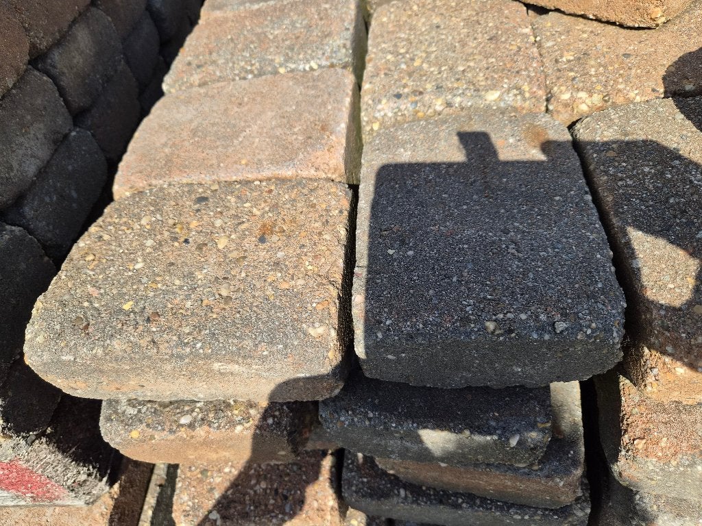 Getrommelde straatstenen Klinkers ca. 60m2, Gebruikt, Ophalen of Verzenden, 10 m² of meer, Beton