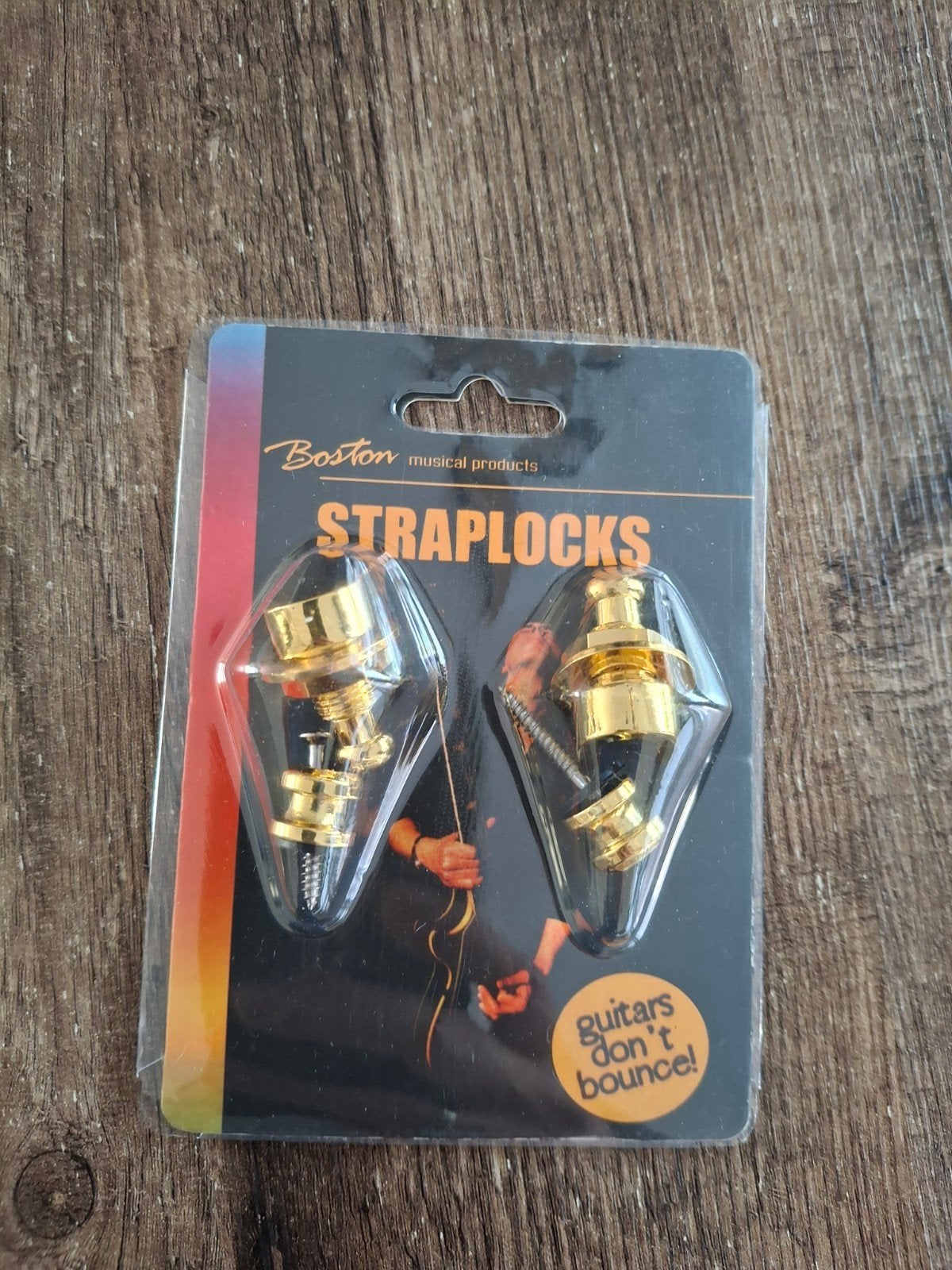 Boston Straplocks - Gouden Gitaar Strap Sloten, Ophalen of Verzenden, Zo goed als nieuw, Overige typen