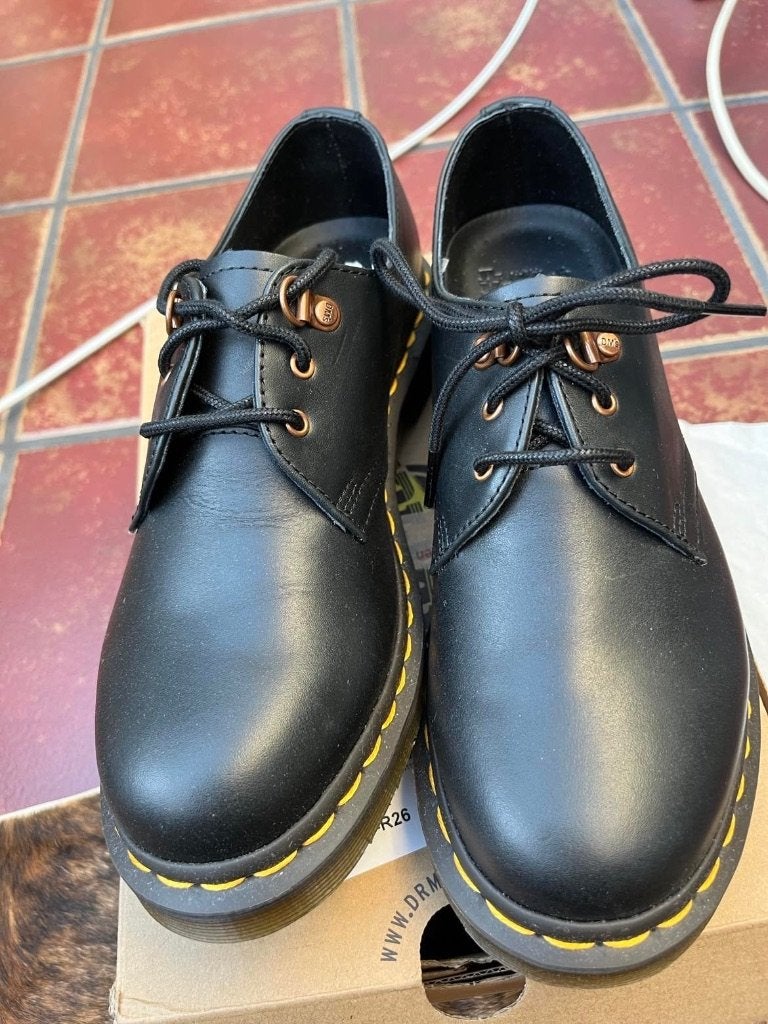 Dr Martens Veterschoen 'Wanama' in Zwart Maat 40 unisex, Zwart, Dr Martens Veterschoen 'Wanama' in Zwart Maat 40 unisex, Nieuw