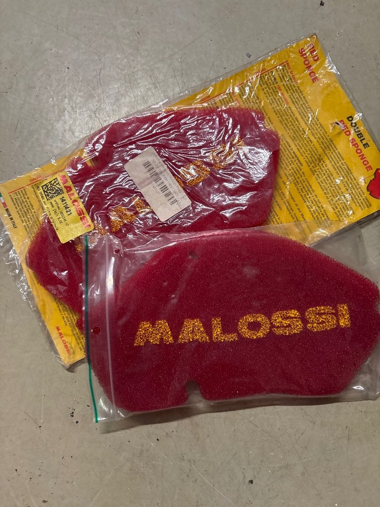Malossi Double Red Sponge Luchtfilter Scooter Onderdelen, Ophalen of Verzenden, Nieuw, Overige typen, Overige merken