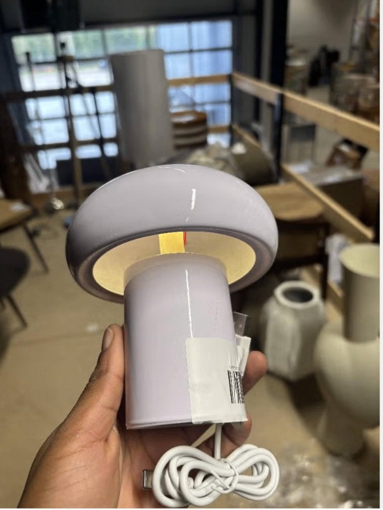 Leitmotiv - Retro Seta LED-Tischleuchte - Zartes Lila, Huis en Inrichting, Ophalen, Kunststof, -, -