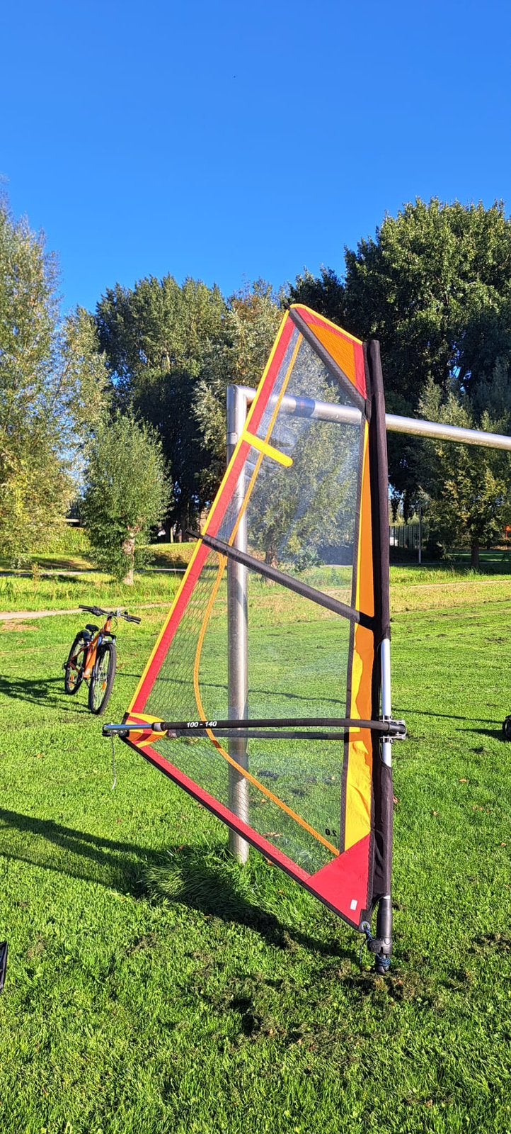 Kinderset voor windsurfen van sailgear. Maat: 2 meter., Overige merken, Met draagtas, Minder dan 3.5 m², Ophalen of Verzenden