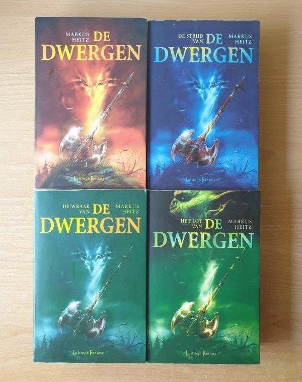 Markus Heitz - De Dwergen 1 t/m 4 (SC), Verzenden, Gelezen, Markus Heitz