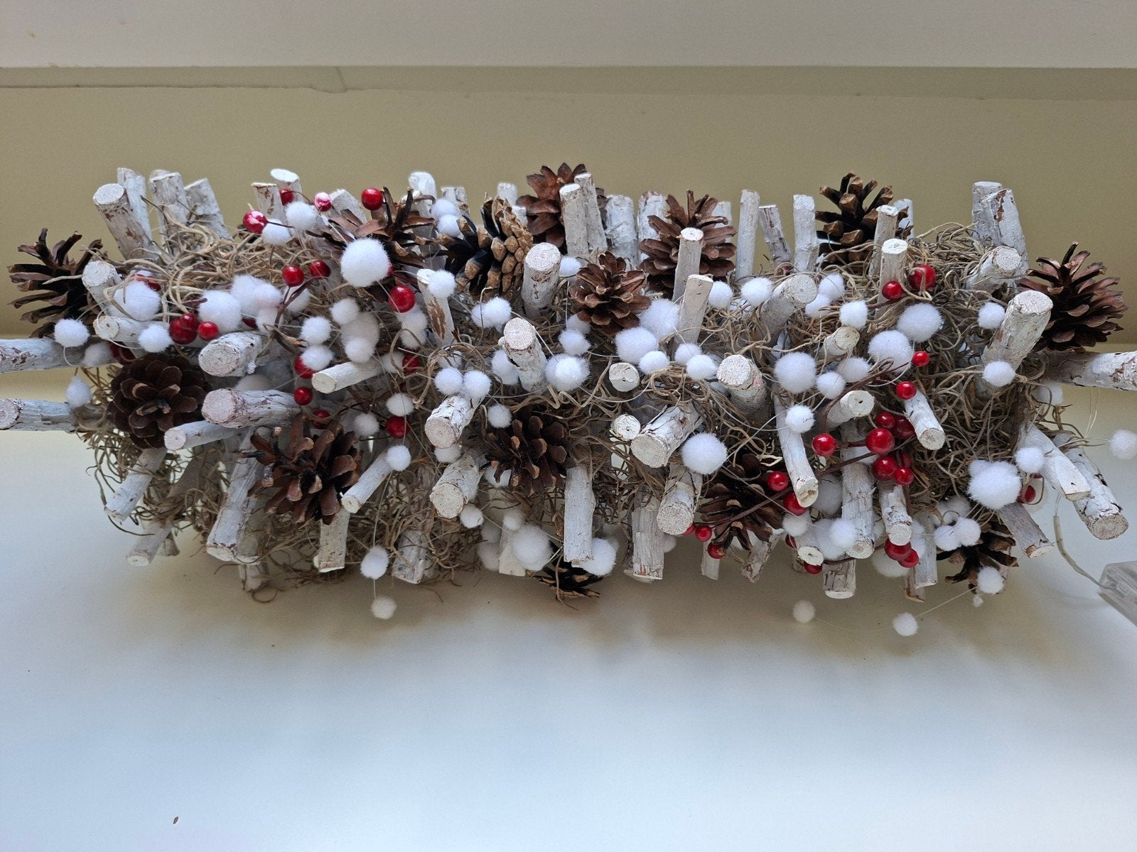 kerst stuk met verlichting. 5 euro., Ophalen