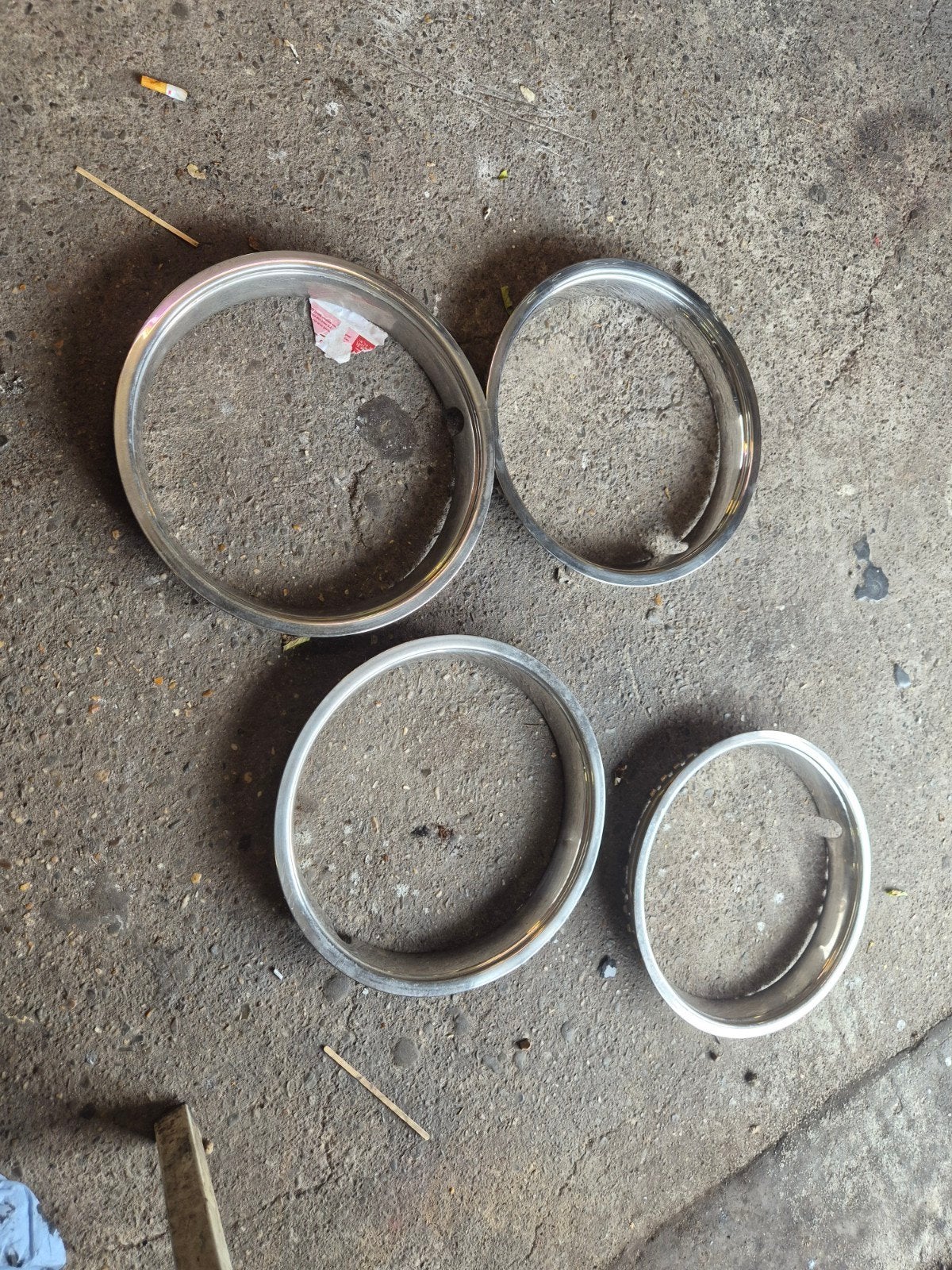 chromen sierringen 13 inch 75 euro, Auto-onderdelen, Ophalen of Verzenden, 13 inch, Zomerbanden