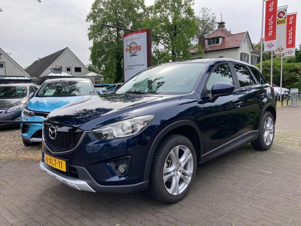 Mazda CX-5 2.0 LIMITED ED. 2WD / AIRCO-ECC / PDC / NAVI / CR, Auto's, Voorwielaandrijving, 1295 kg, 4 cilinders, Blauw