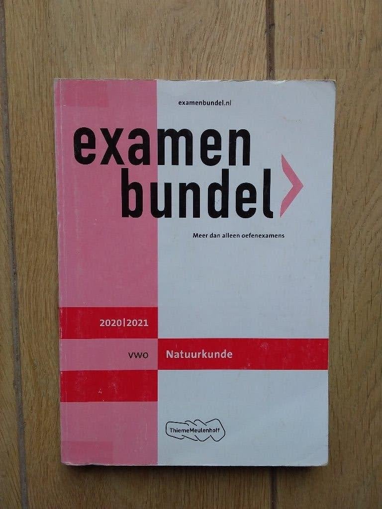 Examenbundel vwo natuurkunde 2020/2021, VWO, Natuurkunde, ThiemeMeulenhoff, Ophalen of Verzenden