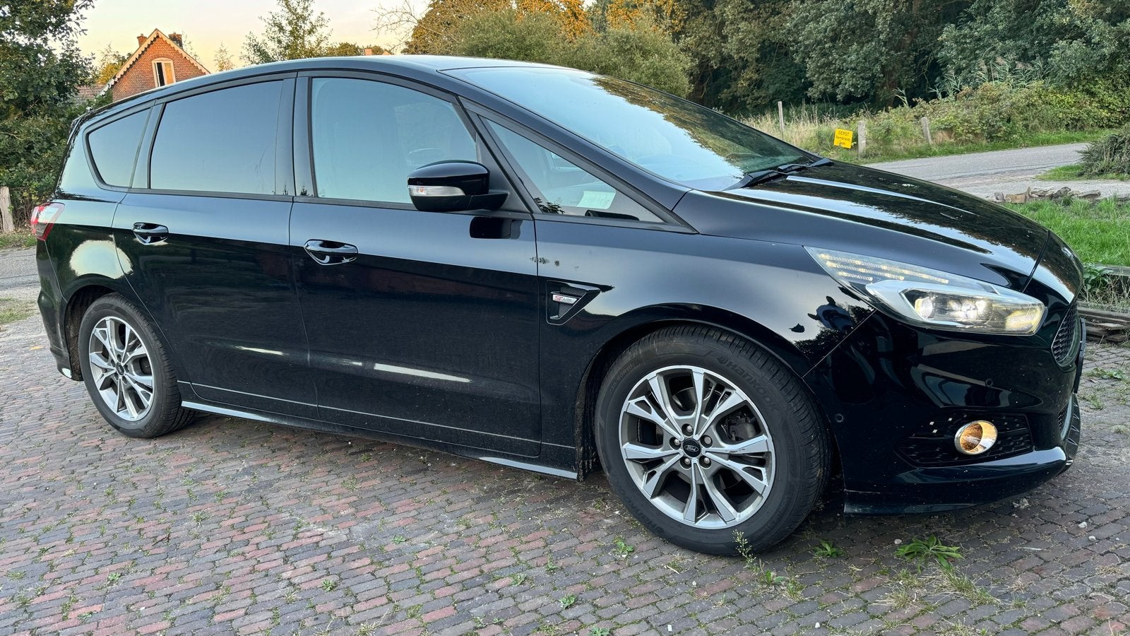Ford S-Max 1.5 Ecoboost 160PK 2018 Zwart, Auto's, Ford, Voorwielaandrijving, 15 km/l, 1498 cc, Zwart